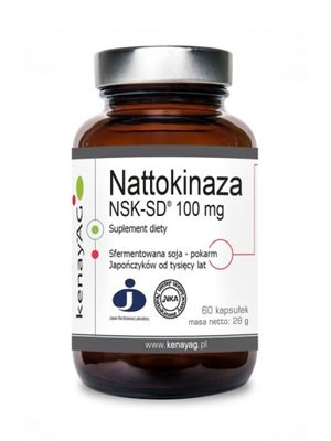 Nattokinaza 100 mg NSK-SD (60 kapsułek)