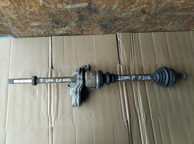 Приводной вал правая peugeot 206 2,0 hdi фото №1