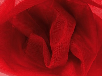 tiul elastyczny N 0,5 mb czerwony