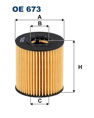 OE673 FILTRO ACEITES  