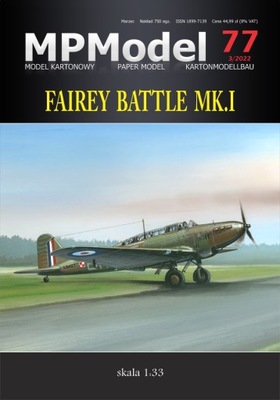 Fairey Battle Mk.I, MPModel, 1:33