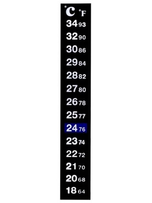 Termometr ciekłokrystaliczny samoprzylepny 18-34°C