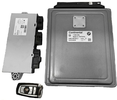 КОМПЛЕКТ ECU BMW 7608099 5WK93838 5WK49982JBR