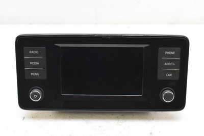 Радио радиопроигрыватель 654035869j skoda fabia 4 iv 21- фото №1