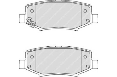 Ferodo тормозные колодки тормозные dodge nitro jeep cherokee фото №1