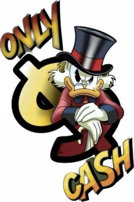 Naprasowanka SKNERUS MCKWACZ, Only Cash 10cm #N621