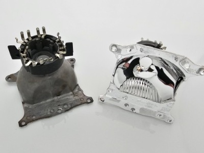 Отражатель линзы фара jeep grand cherokee wk2 valeo d3s фото №1