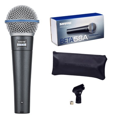 Shure BETA 58A Dynamiczny mikrofon do wokalu