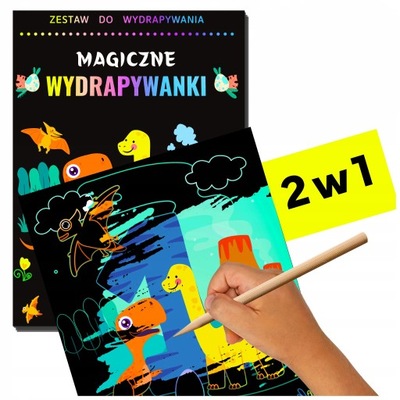 Wydrapywanka dla Chłopca MAGIC SCRATCH kolorowanki