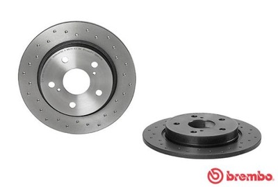 DISCO DE FRENADO BREMBO 08.A912.1X PARTE TRASERA TOYOTA AURI  