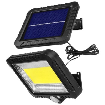 LAMPA SOLARNA LED Z CZUJNIKIEM RUCHU I ZMIERZCHU 5W IP44 Maclean MCE348