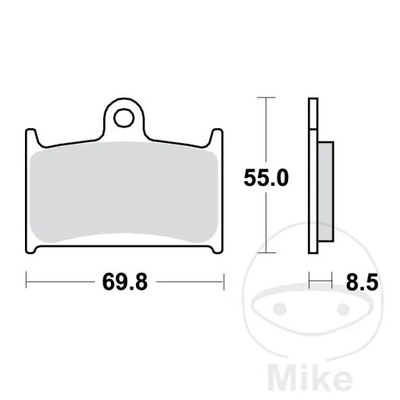 PADS BRAKE FRONT TRW MCB595SV  