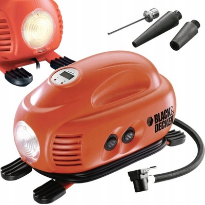 COMPRESOR COMPRESOR 12V DIOPARA LUMINOSO LED PARA COCHE ASI200 BLACK+DECKER  