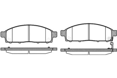 КОЛОДКИ ГАЛЬМІВНІ REMSA 4605A198 4605A284T MZ690356