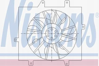 ВЕНТИЛЯТОР РАДІАТОРА CHRYSLER PT CRUISER 00- 2.0 I