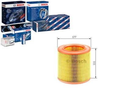 Фільтр повітря suzuki samurai 1,3 85-94 bosch фото №1