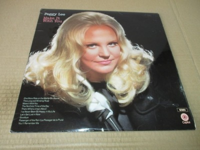 PEGGY LEE MAKE IT WITH YOU LP 1971 UK