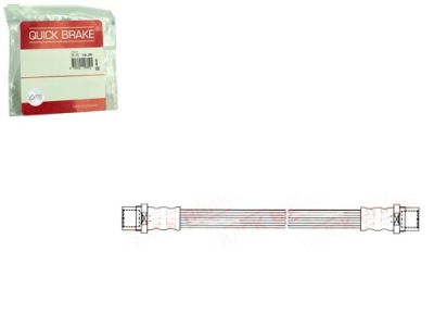 Quick brake 25.031 шланг тормозной гибкий фото №1