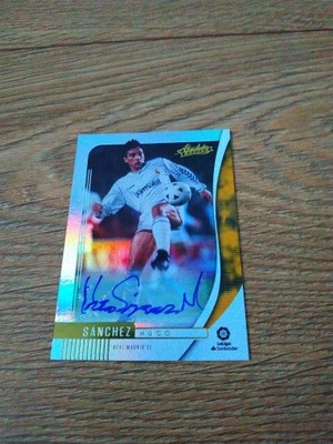 Hugo Sanchez Chronicles autograf Real Madryt