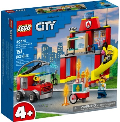 LEGO 60375 CITY - REMIZA STRAŻACKA I WÓZ STRAŻACKI