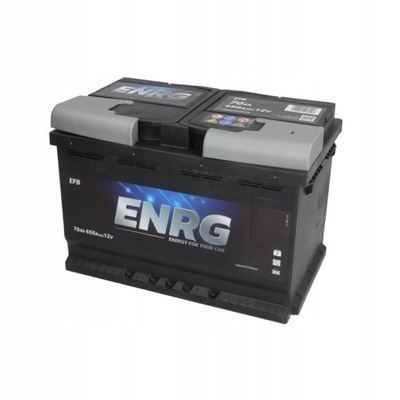 АККУМУЛЯТОР ENRG 70AH/650A START&STOP EFB P+ ГАРАНТИЯ 3 ГОДА