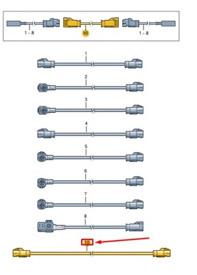 Audi e-tron gt data connection line 000098600ab фото №1
