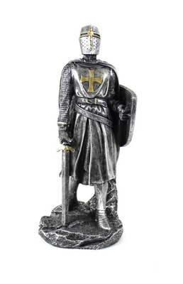 Figurka rycerza Rycerz krzyżowiec
