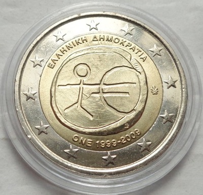 GRECJA - 2 EURO - 2009 - Europejska Unia Walutowa
