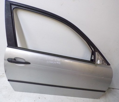 Двері правий/лівий перед bmw e46 titansilber фото №1