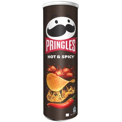 PRINGLES Hot & Spicy Chipsy ostre 185g