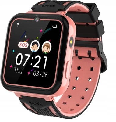 USZKODZONY Smartwatch dla dzieci różowy W6E46