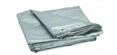 PLANDEKA SREBRNA 8X10M 130G