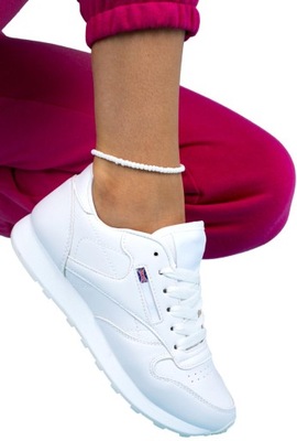 Białe buty sportowe na miękkiej podeszwie Blix 37