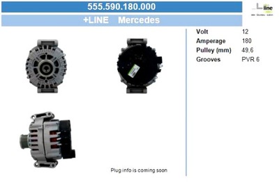 BV PSH ELECTRIC GENERATOR MERCEDES 180A ELECTRIC GENERATOR  