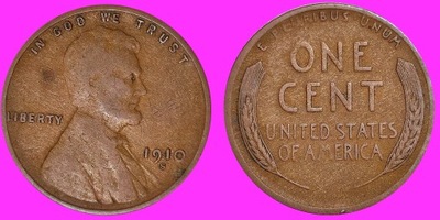 USA 1 Cent 1910 / S San Francisco /U 393