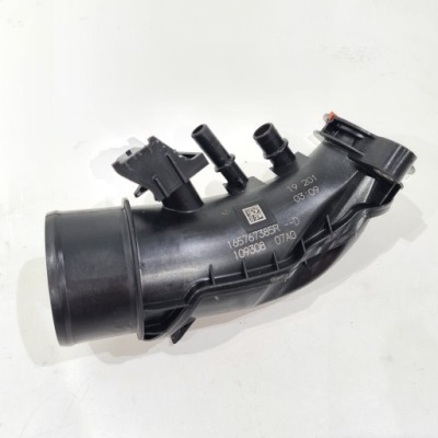 Труба повітрозабірник турбіни 165767385r renault dacia 1.3 b + датчик 223652425r фото №1