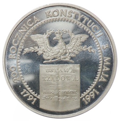 200 000 złotych - Konstytucja 3 Maja - 1991 rok