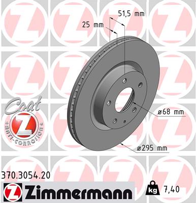 ДИСК HAM./PRZ/ MAZDA 3 13-