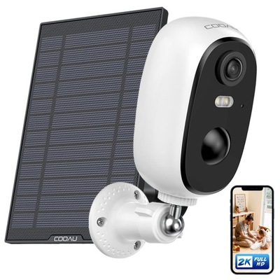 Kamera Solarna Zewnętrzna Bezpieczeństwa WiFi 3MP