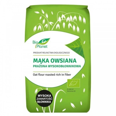 Mąka owsiana prażona wysokobłonnikowa BIO, 400g