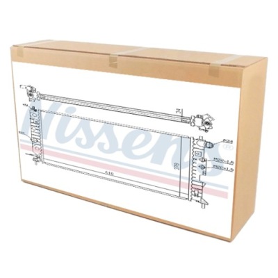 Радіатор двигуна води до opel vectra b 2.5 фото №1