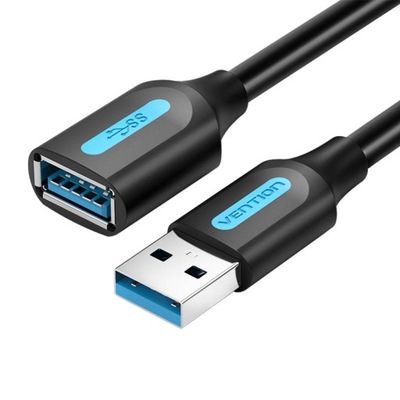 VENTION KABEL PRZEWÓD PRZEDŁUŻACZ USB 3.0 A MĘSKI DO ŻEŃSKI USB-A 0.5M