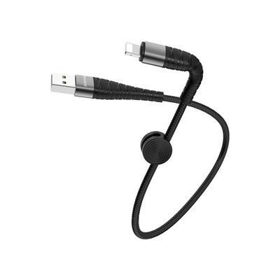 Borofone Kabel BX32 Munificent - USB na Lightning - 2,4A 0,25 metra czarny