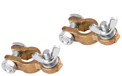 Клеми do акумулятор mosiężne motyl 600amp 2szt. r7y82 фото №1