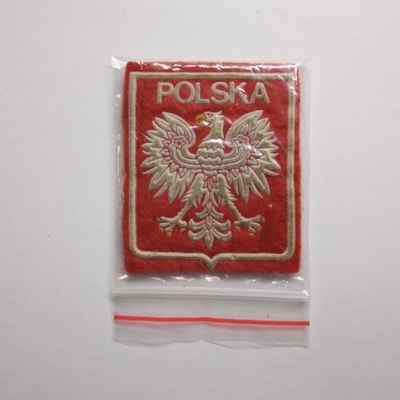 Naszywka POLSKA godło PRL