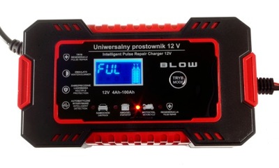 RECTIFICADOR AUTÓMATA PARA COCHE MOTOCYKLA QUADA SKUTERA 12V - 6A LCD  