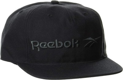 REEBOK CZAPKA Z DASZKIEM CZARNA Z LOGO 2AXA4_A*