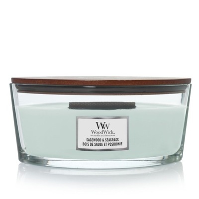 WoodWick elipsa SAGEWOOD & SEAGRASS