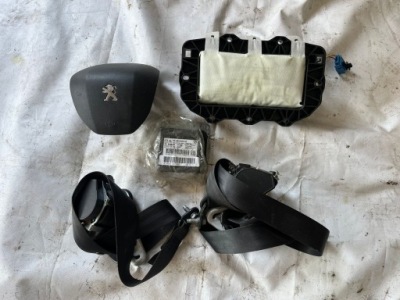 Подушки безопасности воздушные подушка безопасности датчик ремни peugeot 208 1 фото №1