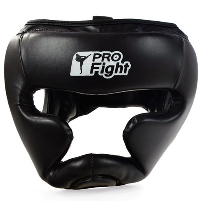 Kask bokserski Profight 705 PU czarny senior